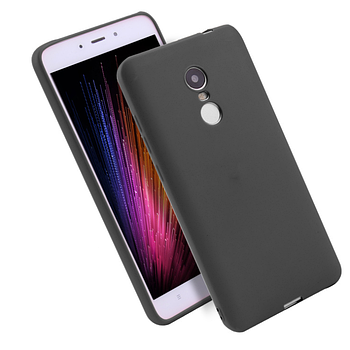 Силіконовий чохол Meizu M9 Note матовий Чорний