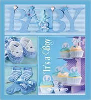 Альбом для новонароджених EVG 20sheet Baby collage Blue w/box (UA) українською мовою