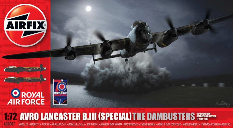 Avro Lancaster B.III "Dambusters". 1/72 AIRFIX 09007