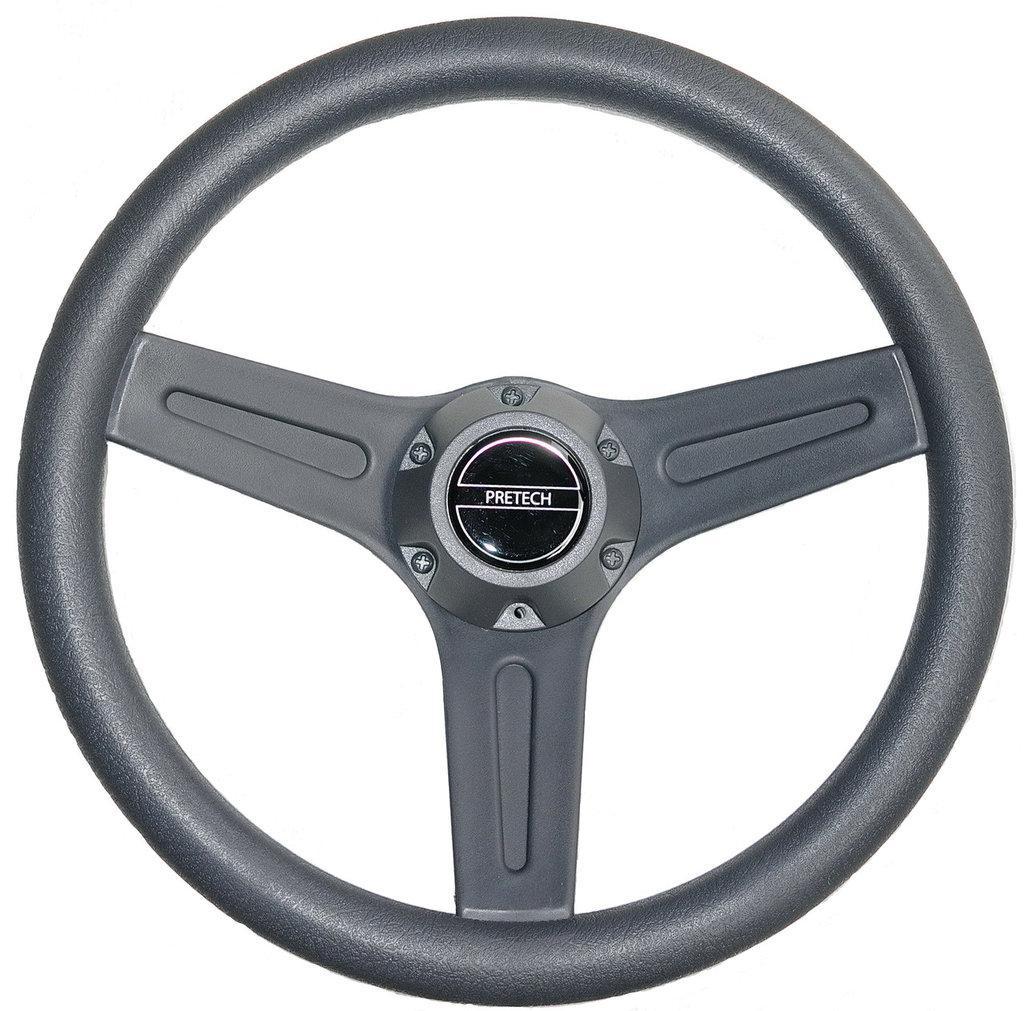 Лодочний Кермо Pretech 320mm сірий для катерів та човнів, фото 1