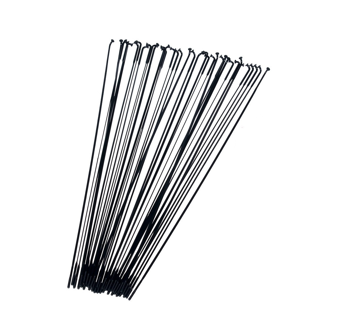 Спиця CnSpoke неіржавка, 1 шт., 300 мм, без ніпеля, чорний (C-K-SZ-0294), фото 1