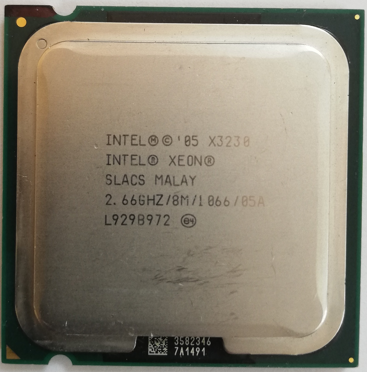 Процессор Intel Xeon X3230 G0 SLACS 2.66GHz 8M Cache 1066 MHz FSB Socket 775 Б/У