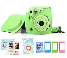 Комплект Аксесуарів для Камери моментального друку Fujifilm Instax Mini 9/8/8+ Caiul Зелений колір