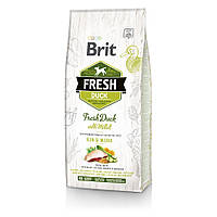 Brit Fresh Duck with Millet Adult сухой корм для взрослых собак с повышенной активностью с уткой и пшеном 12кг