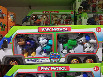 Paw Patrol Щенячий патруль 4 персонажі.