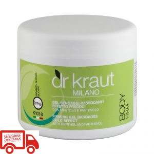 Зміцнювальний бандажний кріогель із ментолом і пантенолом Dr.Kraut Firming gel band cold with menthol, 500 мл