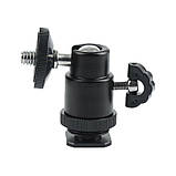Головка на камеру Accro TM-13 Hotshoe Ball Head, фото 2