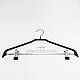 Металеві вішалки плічка для одягу костюмні з силіконовим покриттям 3 штуки, фото 3