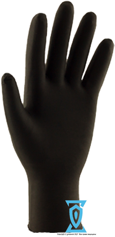 Перчатки резиновые нитриловые чёрные "Сare365" (S) 4.5 грамма - фото 2 - id-p975713764
