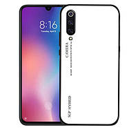 Чехол бампер Primo Gradient Glass для Xiaomi Mi 9 - White