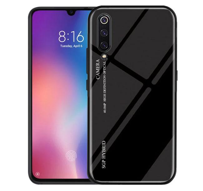 Чохол бампер Primo Gradient Glass для Xiaomi Mi 9 - Black