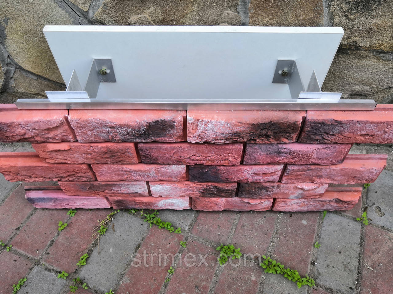 Навесной Вентилируемый Фасад "StrimROCK" на алюминиевой подсистеме с декоративным камнем (кирпичем) - фото 6 - id-p975735196