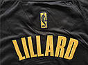 Чорна майка Nike Lillard No0 Golden Edition команда Portland, фото 6