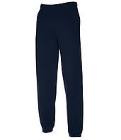 Спортивные штаны с резинкой внизу Fruit of the Loom XL Глубокий Темно-Синий