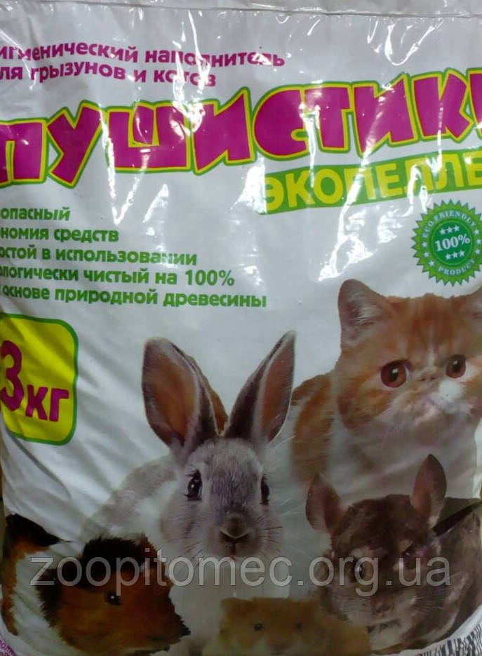 Древесный наполнитель Пушистики, 3кг: продажа, цена в Киеве, Украине ...