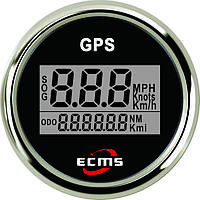 Gps спидометр с компасом Ecms (черный)