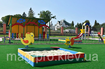 Монтаж декоративного штучного газону в приміщенні, фото 2