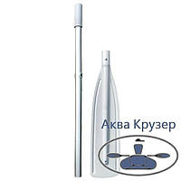 Весла для лодки L=1,5 м, алюминиевые, разборные, цвет серый