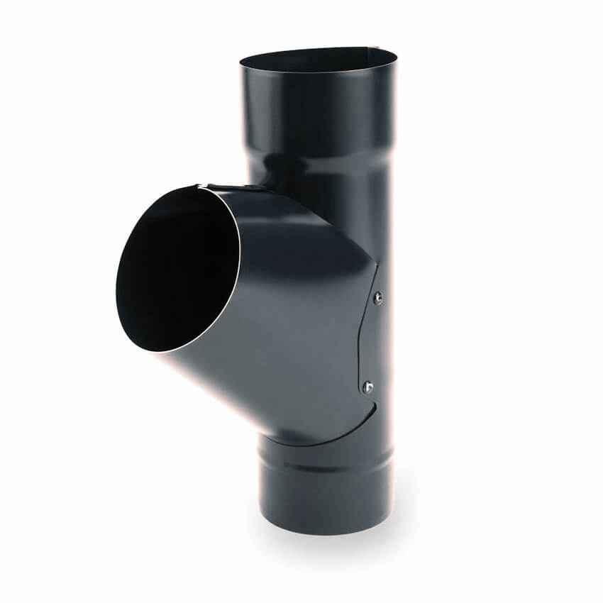 Трійник графітовий Ral 7015 Ø 100 мм