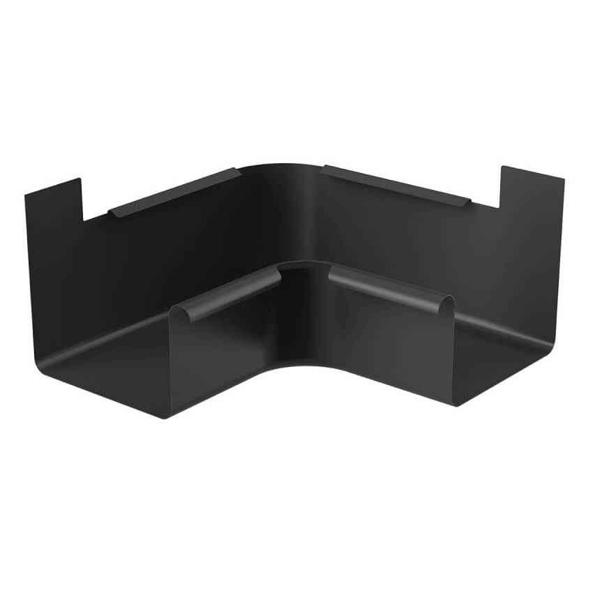 Кут 90° внутрішній графітовий Ral 7015 Ø 125 мм