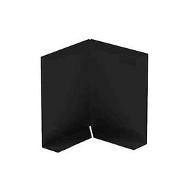 Кут зовнішньої планки декоративний чорний Ral 9005