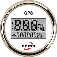 Gps спідометр з компасом Ecms (білий)