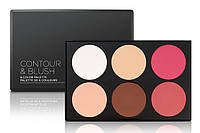 Коригувальна палітра версія номер 1 Contour and Blush Palette BH Cosmetics Оригінал