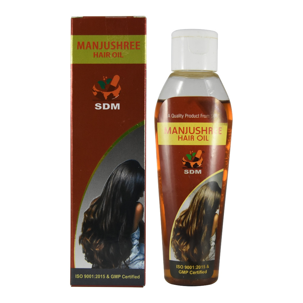 Манчжушрі олія для волосся (Manjushree Hair Oil, SDM), 100 мл — живлення волосся, від випадання, для росту