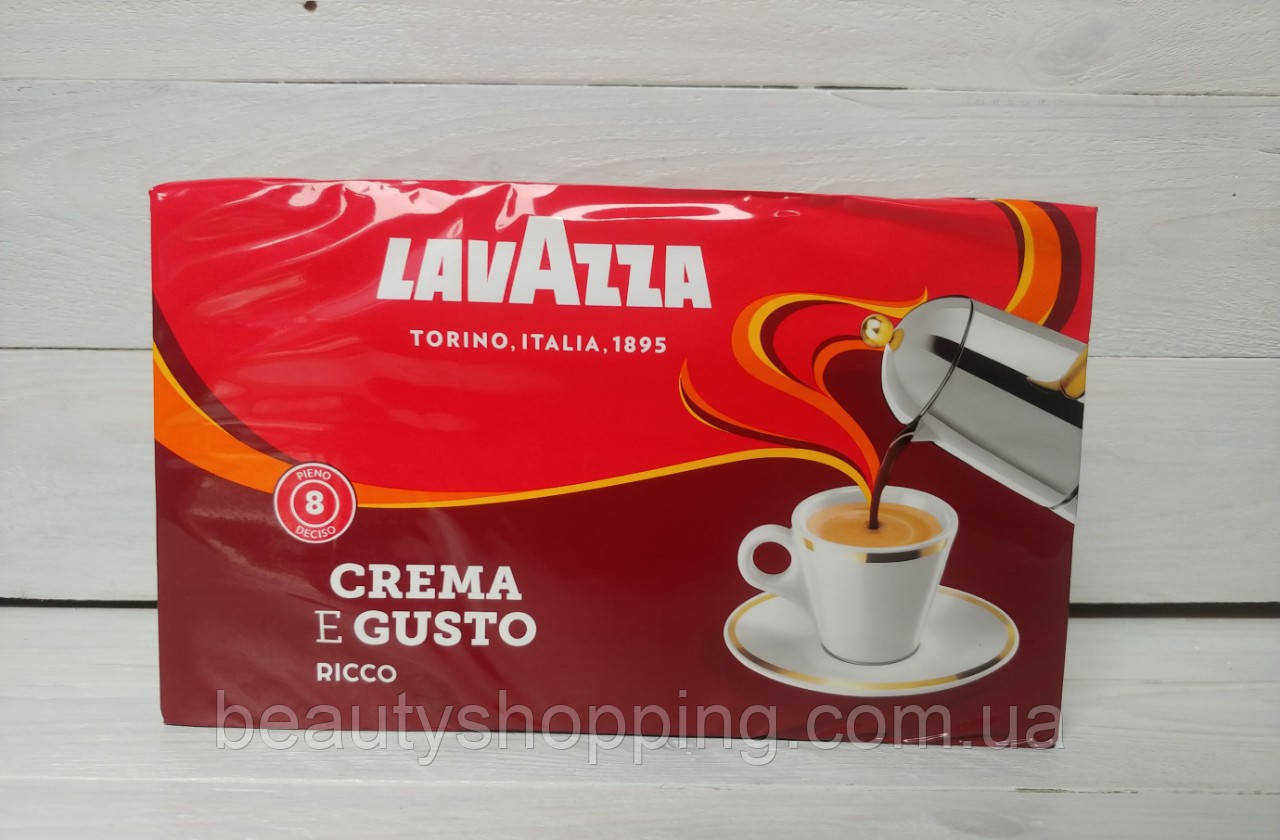 Кава Lavazza Crema e Gusto Ricco мелена 250 г Італія