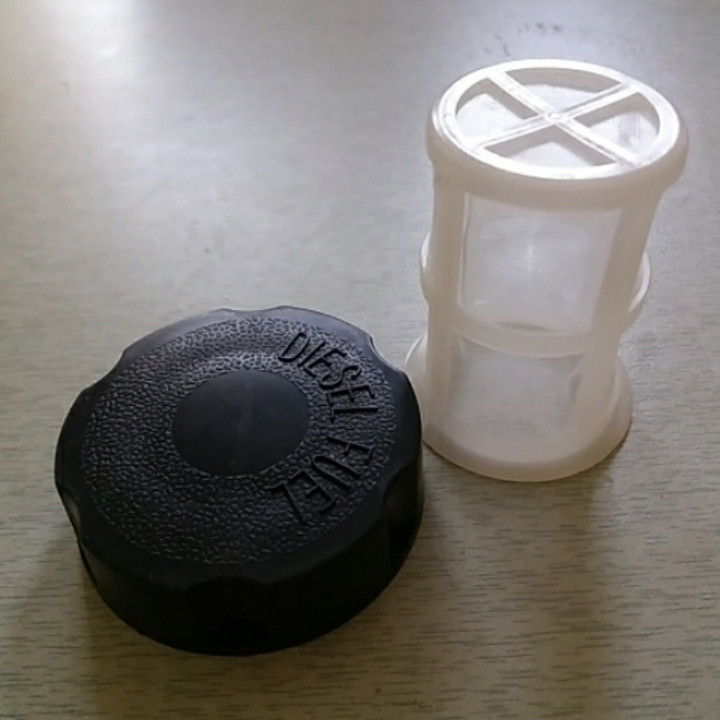 Кришка бака паливного з сіткою дизельного двигуна 186f, фото 1