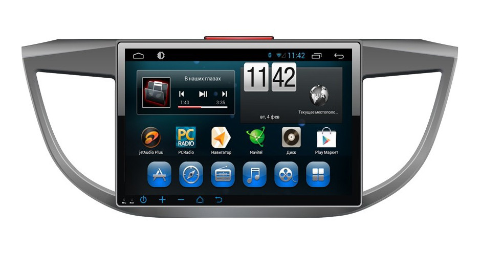Магнітола Honda CRV IV 2012-2015+. Kaier KR-1013. Android (без DVD)