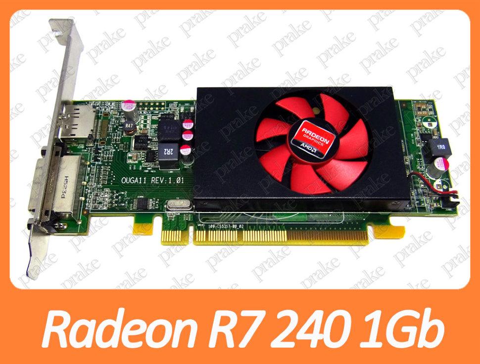 Відеокарта AMD Radeon R7 240 1Gb PCI-Ex DDR3 64bit (DVI + DP)