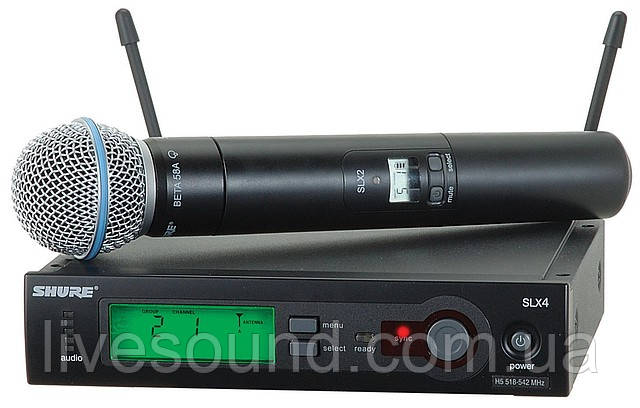 Оренда звукового обладнання: Shure SLX Beta 58a