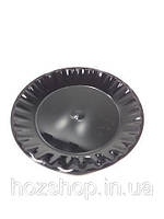 Одноразовая тарелка стеклоподобная диаметр 205 мм черная (10 шт)