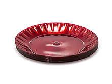 Десертная стекловидная тарелка размер 16см Красная (10 шт)