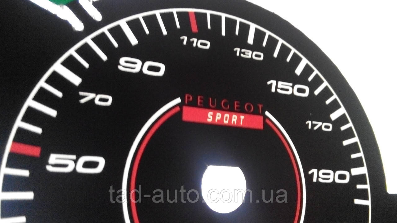 Шкалы приборов Peugeot 406 тюнинг