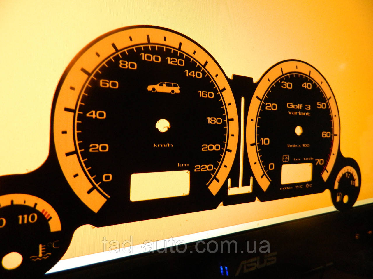 Шкали приладів VW golf 3, фото 1