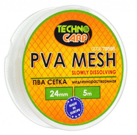 PVA сітка Технокарп повільнорозчинна 24 мм 5м
