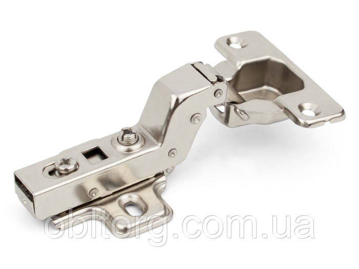 Меблева петля для ДСП вкладна з доводчиком CLIP-ON GIFF D=35 H=0 НІКЕЛЬ, фото 1