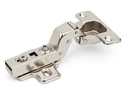 Меблева петля для ДСП вкладна з доводчиком CLIP-ON GIFF D=35 H=0 НІКЕЛЬ