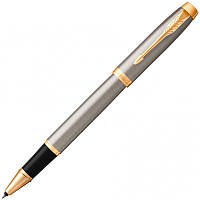 Роллер ручка Parker IM 17 Brushed Metal GT RB 22 222, серый
