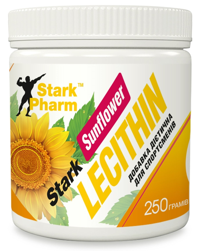 Здоровье печени и мозга Stark Pharm - Sunflower Lecithin (250 грамм) (лецитин подсолнечный сухой без ГМО) - фото 2 - id-p603908996