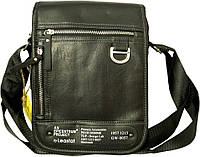 Мужская сумка Leastat Design 5635 через плечо, черная