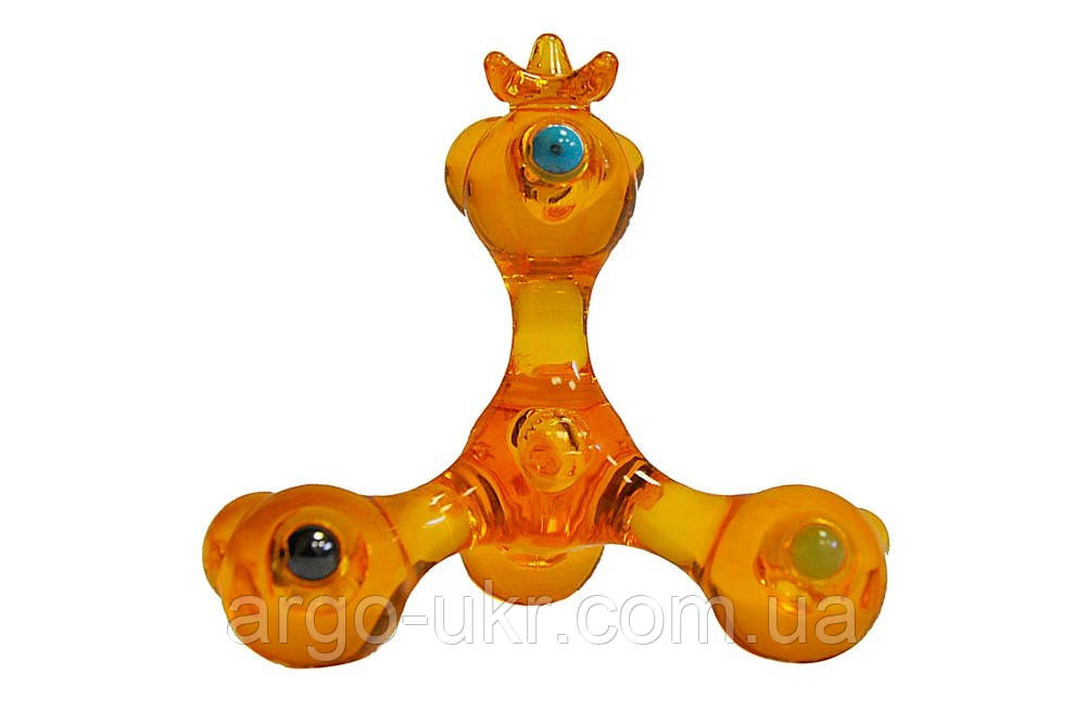 Масажер Фараон Л із камінням Ляпко Оригінал (точковий масаж, лікувальний масаж тіла, антицелюлітний), фото 1