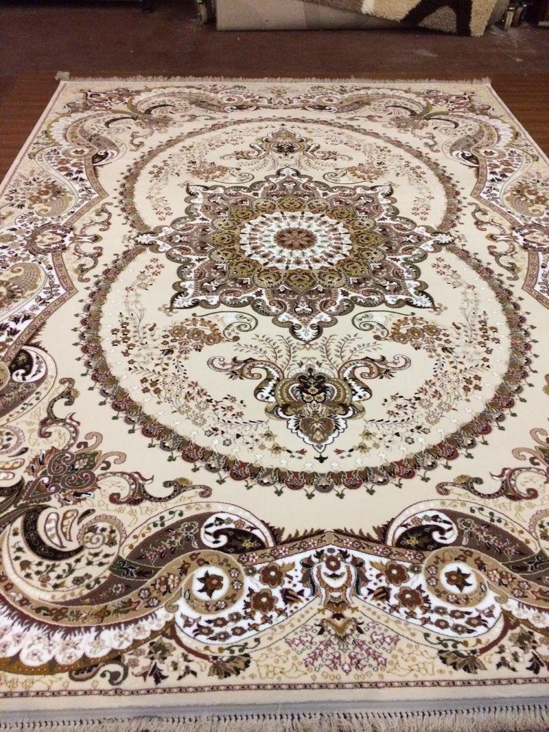 КЛАСИЧНИЙ СХІДНИЙ КИЛИМ LOQUM 5448 КРЕМОВИЙ, фото 1