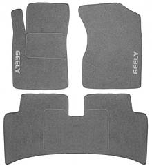 Ворсові килимки для Geely Emgrand EC7 Текстильні у салон авто (сірі) (StingrayUA.)