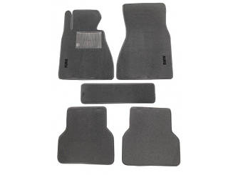 Ворсові килимки для BMW 3 серії (Е90) (2005-2011) Текстильні у салон авто (сірі) (StingrayUA.)