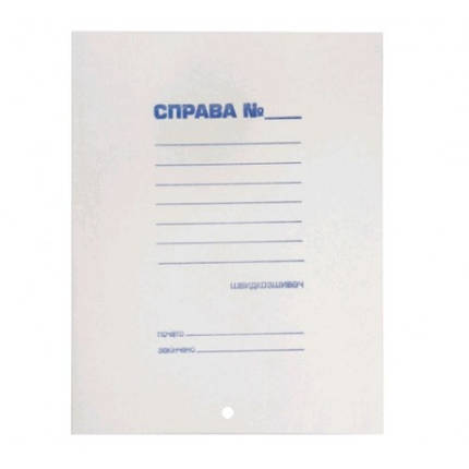 Папка-швидкозшивач А4 BUROMAX 3336 СПРАВА картонна 0 3мм (50 шт), фото 1