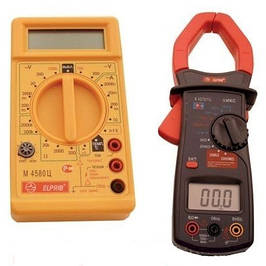 Мультиметри, тестери, вимірювальні кліщі