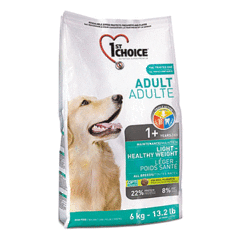 1st Choice (Фест Чойс) Light Healthy Weight - Сухий корм для дорослих собак схильних до повноти (курка) 6 кг